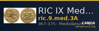 RIC IX Mediolanum 3A — CANOA