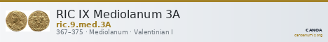 RIC IX Mediolanum 3A — CANOA