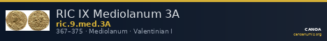 RIC IX Mediolanum 3A — CANOA