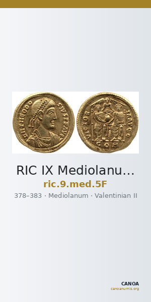 RIC IX Mediolanum 5F — CANOA