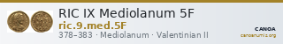 RIC IX Mediolanum 5F — CANOA