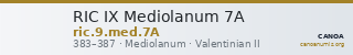 RIC IX Mediolanum 7A — CANOA