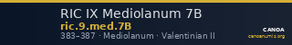 RIC IX Mediolanum 7B — CANOA