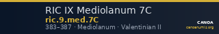 RIC IX Mediolanum 7C — CANOA
