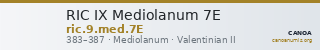RIC IX Mediolanum 7E — CANOA