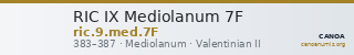 RIC IX Mediolanum 7F — CANOA