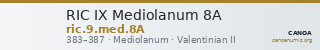 RIC IX Mediolanum 8A — CANOA