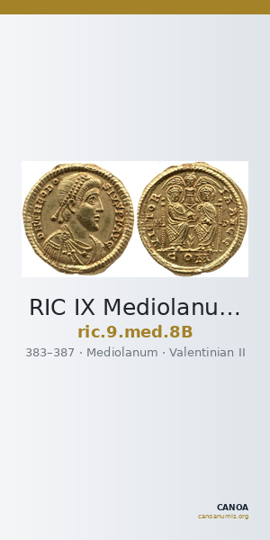 RIC IX Mediolanum 8B — CANOA