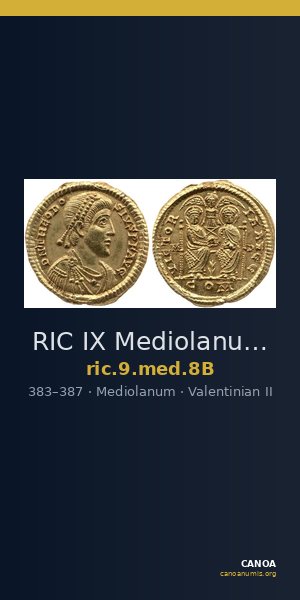 RIC IX Mediolanum 8B — CANOA