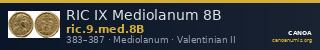 RIC IX Mediolanum 8B — CANOA