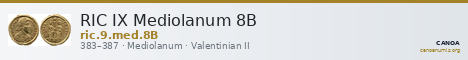 RIC IX Mediolanum 8B — CANOA