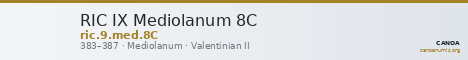 RIC IX Mediolanum 8C — CANOA