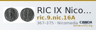 RIC IX Nicomedia 16A — CANOA