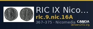 RIC IX Nicomedia 16A — CANOA