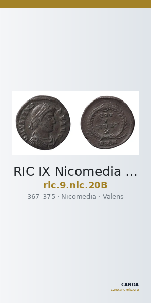 RIC IX Nicomedia 20B — CANOA