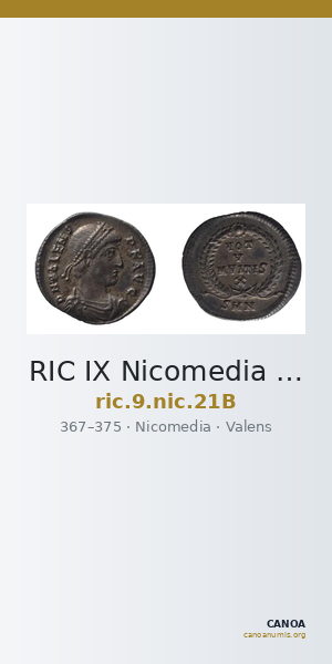 RIC IX Nicomedia 21B — CANOA