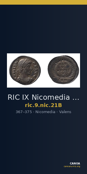 RIC IX Nicomedia 21B — CANOA