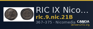 RIC IX Nicomedia 21B — CANOA