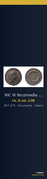 RIC IX Nicomedia 22B — CANOA