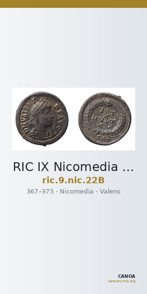 RIC IX Nicomedia 22B — CANOA