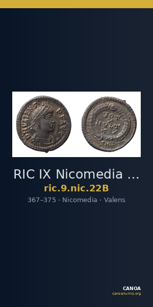 RIC IX Nicomedia 22B — CANOA