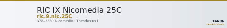 RIC IX Nicomedia 25C — CANOA