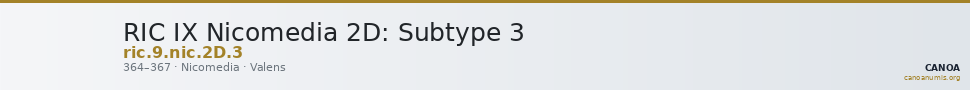 RIC IX Nicomedia 2D: Subtype 3 — CANOA