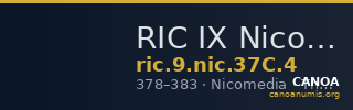 RIC IX Nicomedia 37C: Subtype 4 — CANOA