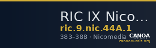 RIC IX Nicomedia 44A: Subtype 1 — CANOA