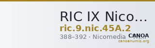 RIC IX Nicomedia 45A: Subtype 2 — CANOA