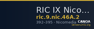 RIC IX Nicomedia 46A: Subtype 2 — CANOA