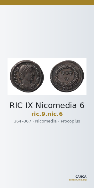 RIC IX Nicomedia 6 — CANOA