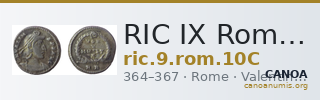 RIC IX Rome 10C — CANOA