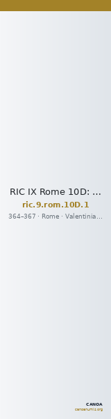 RIC IX Rome 10D: Subtype 1 — CANOA