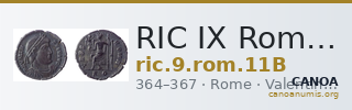 RIC IX Rome 11B — CANOA