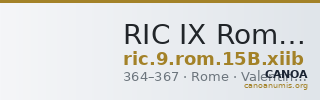 RIC IX Rome 15B: Subtype xiib — CANOA