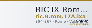 RIC IX Rome 17A: Subtype ixa — CANOA