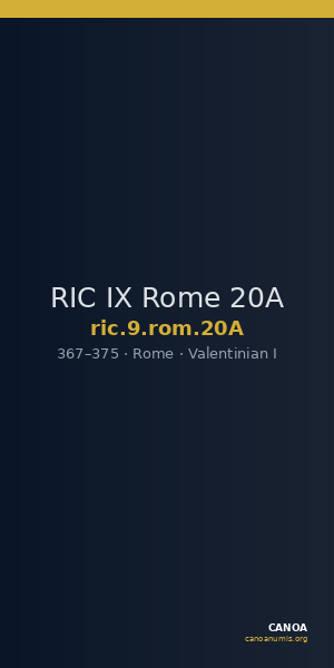 RIC IX Rome 20A — CANOA