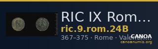 RIC IX Rome 24B — CANOA