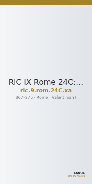RIC IX Rome 24C: Subtype xa — CANOA