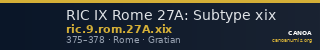 RIC IX Rome 27A: Subtype xix — CANOA