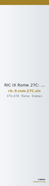 RIC IX Rome 27C: Subtype xix — CANOA