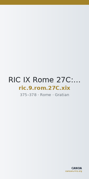 RIC IX Rome 27C: Subtype xix — CANOA