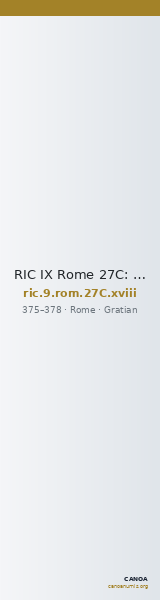 RIC IX Rome 27C: Subtype xviii — CANOA