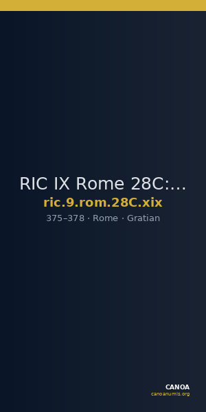 RIC IX Rome 28C: Subtype xix — CANOA