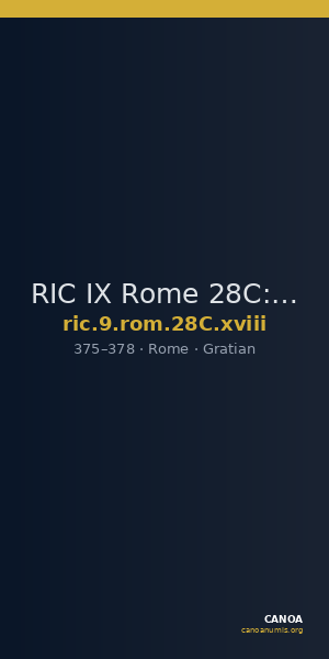 RIC IX Rome 28C: Subtype xviii — CANOA