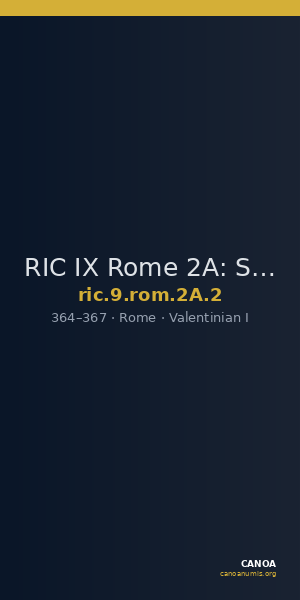 RIC IX Rome 2A: Subtype 2 — CANOA