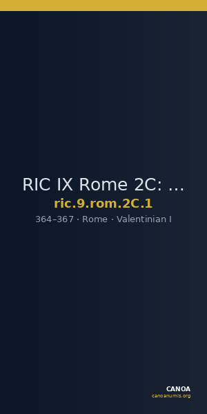 RIC IX Rome 2C: Subtype 1 — CANOA