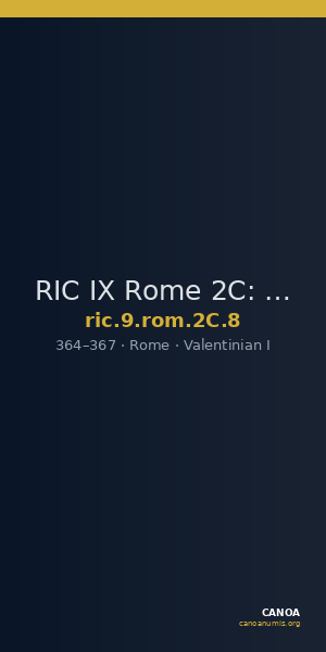 RIC IX Rome 2C: Subtype 8 — CANOA