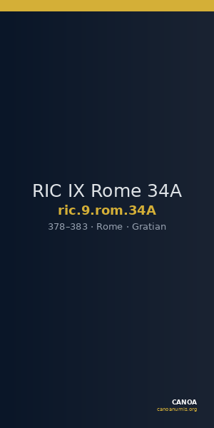 RIC IX Rome 34A — CANOA